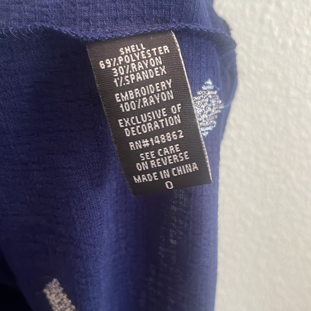 Torrid Blue Tank Top - Picture 6 of 7